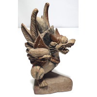 Houten beeldje Garuda